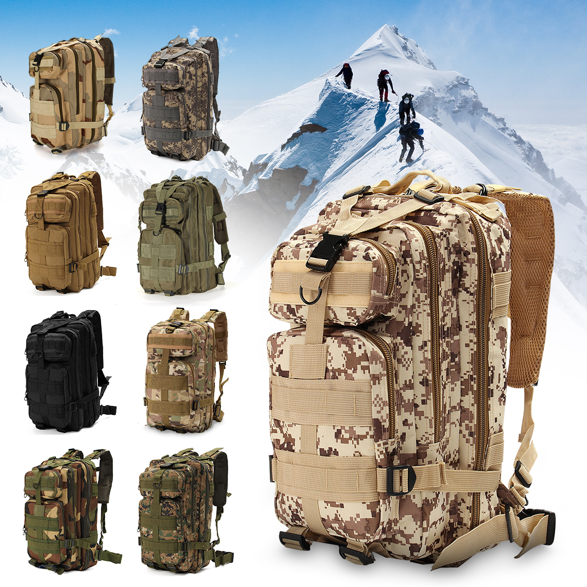 IPReereg-30L-Outdoor-Tactical-Backpack-600D-Nylon-Waterproof-Camouflage-Trekking-Rucksack-1249691-1