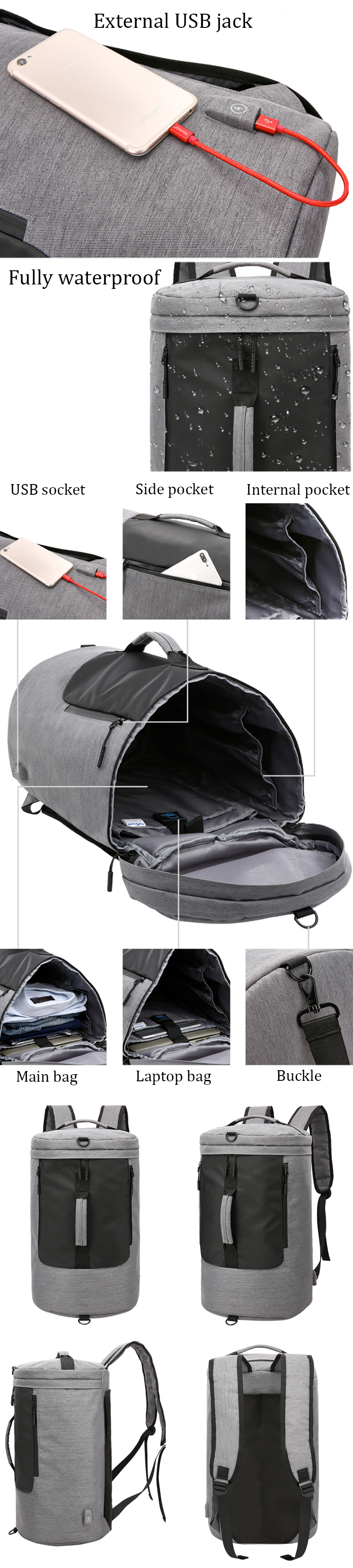 IPReereg-35L-Canvas-USB-Backpack-Outdoor-Travel-Shoulder-Bag-Waterproof-Portable-Luggage-Handbag-1373576-2
