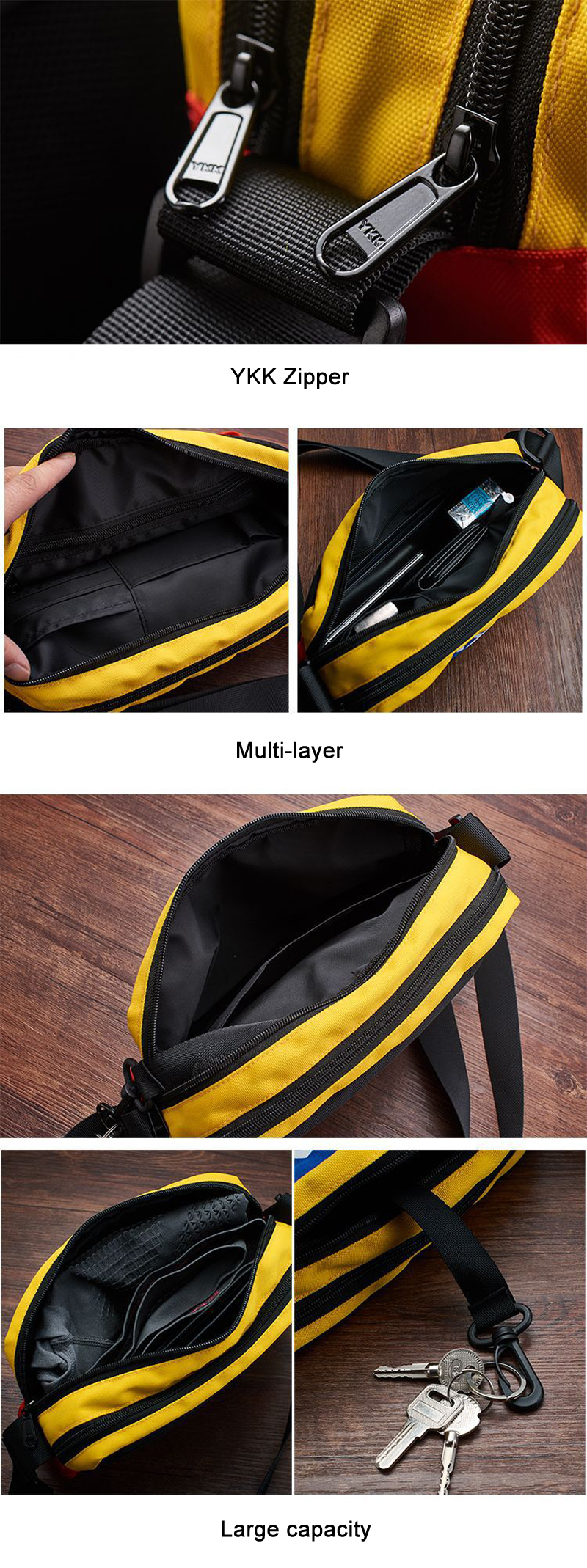 IPReereg-550D-Nylon-Outdoor-Travel-Messenger-Bag-3M-Reflective-Waterproof-Crossbody-Bag-1401440-3