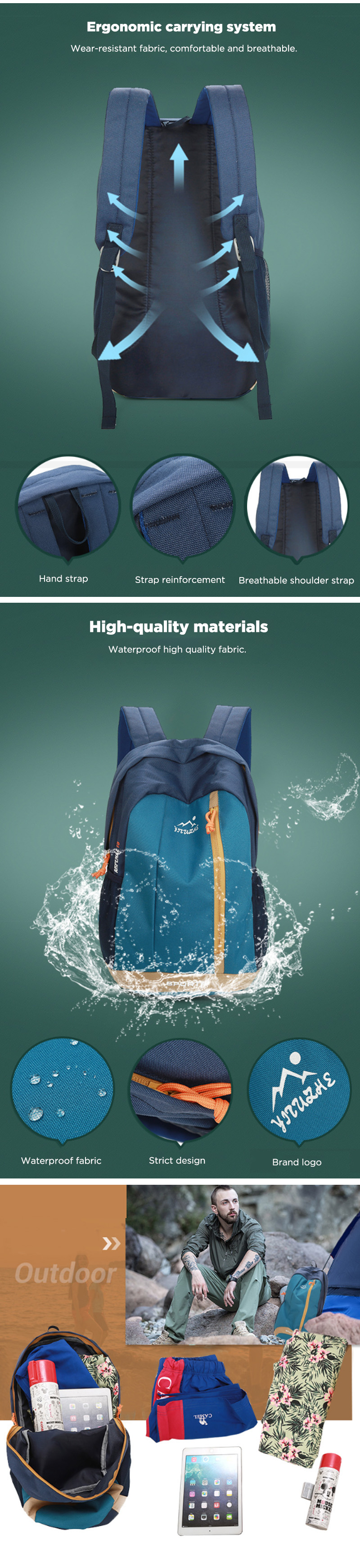 IPReereg-Men-20L-Backpack-Outdoor-Sport-Shoulder-Bag-Waterproof-Storage-Bag-1599377-2