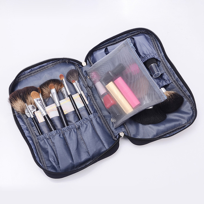 IPReereg-Nylon-Women-Travel-Cosmetic-Bag-Waterproof-Makeup-Tool-Storage-Finishing-Handbag-Organizer--1414252-10