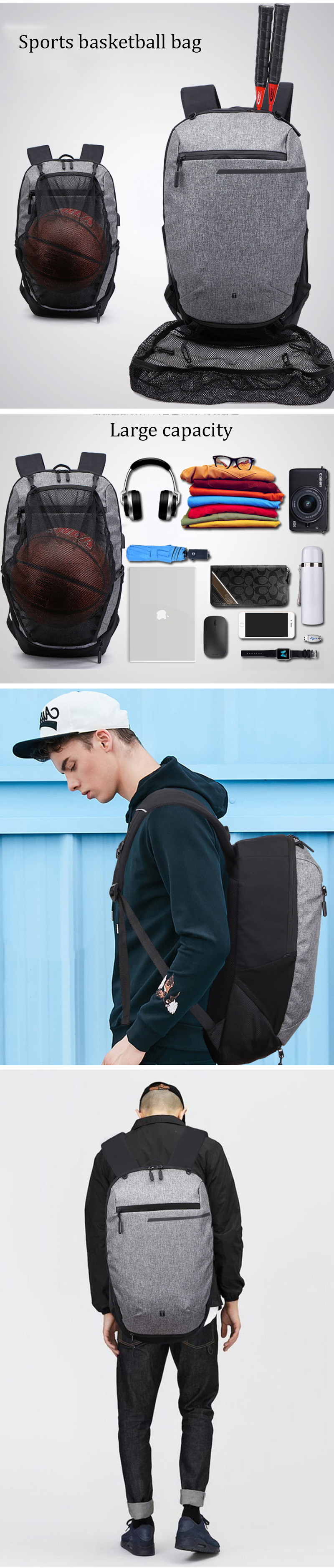 IPReereg-Oxford-USB-Backpack-Travel-Waterproof-Laptop-Bag-School-Bag-Sport-Shoulder-Bag-With-Ball-Ne-1371932-2