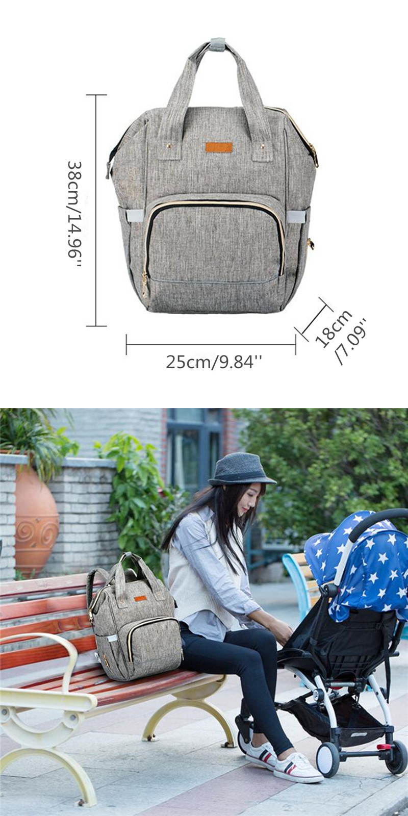 IPReereg-Waterproof-Mummy-Backpack-Travel-Maternity-Nappy-Diaper-Bag-Large-Capacity-Baby-Bag-1204874-4