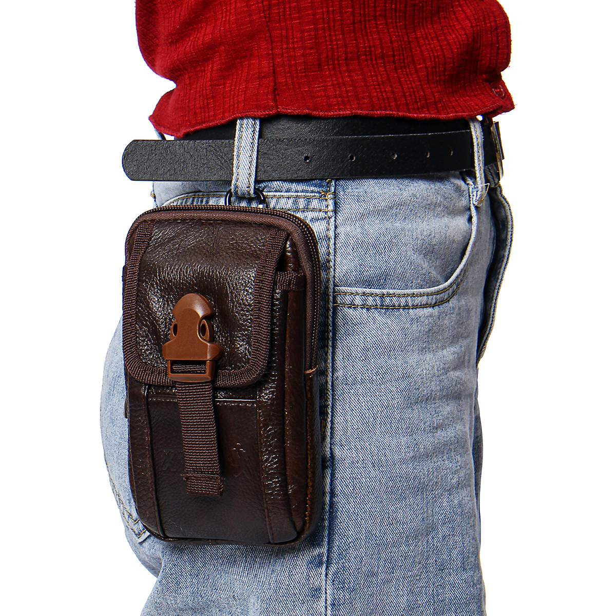 Leather-Waist-Bag-Wallet-Coin-Storage-Bag-Double-Layer-Pack-Phone-Bag-1566790-3