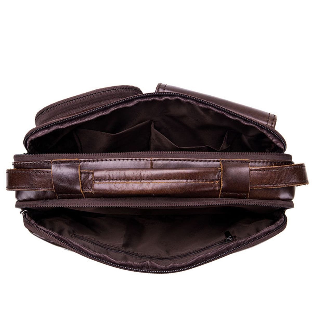 Men-Genuine-Leather-Briefcase-Shoulder-Bag-Business-Travel-Messenger-Crossbody-Laptop-Handbag-1507223-6