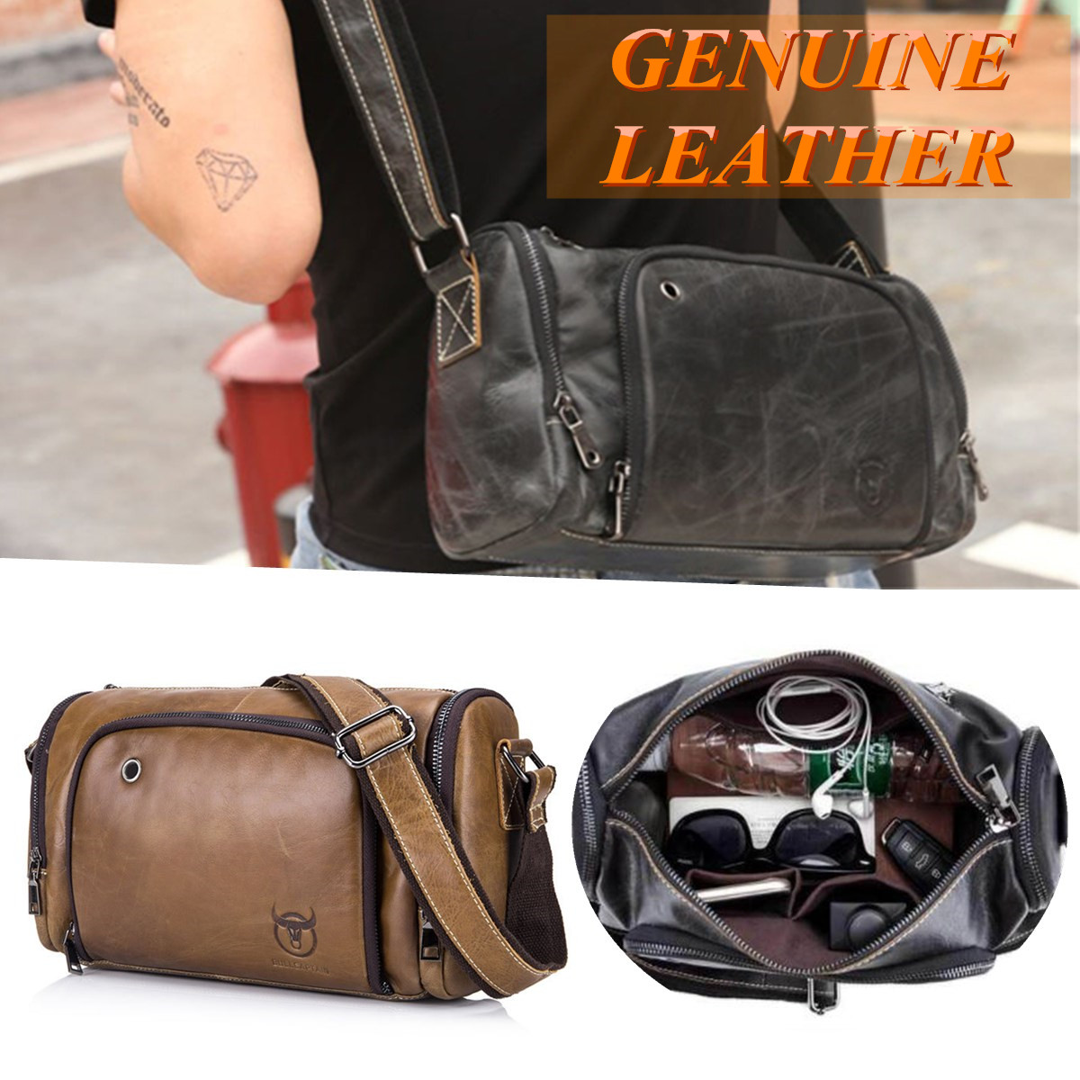 Men-Genuine-Leather-Vintage-Shoulder-Bag-Pack-Crossbody-Messenger-Gym-Pouch-Sports-Travel-1494849-1