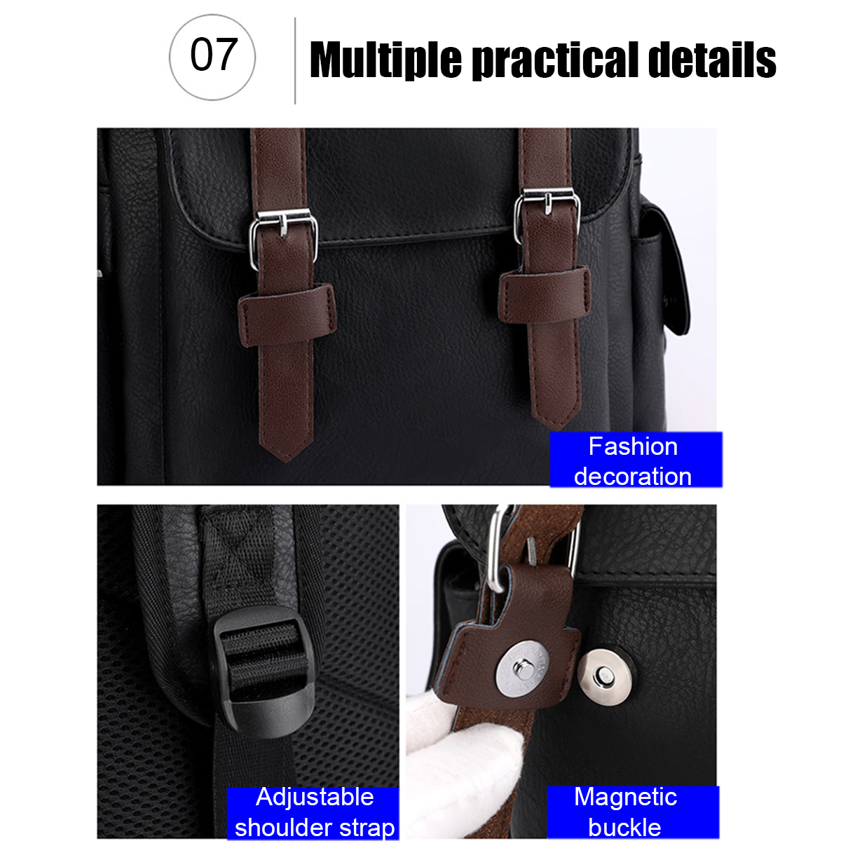 Men-Leather-School-Backpacks-Outdoor-Travel-Satchel-Shoulder-Bag-Rucksack-Satchel-Handbag-1698999-8