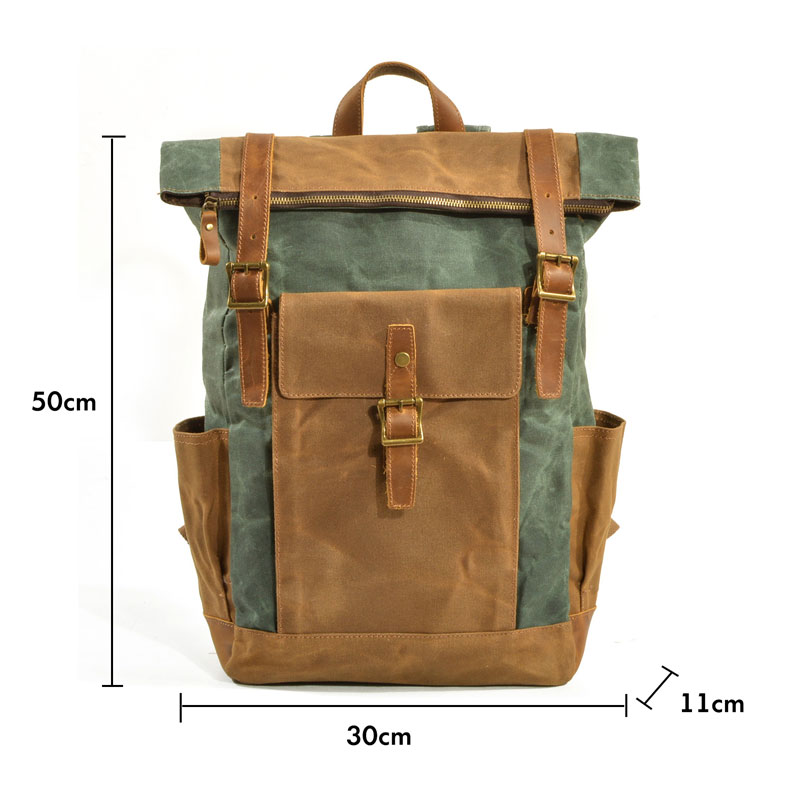 Men-Women-Travel-Vintage-Backpack-Canvas-Waterproof-Outdoor-Large-Capacity-Backpack-Unisex-Camping-1354493-3