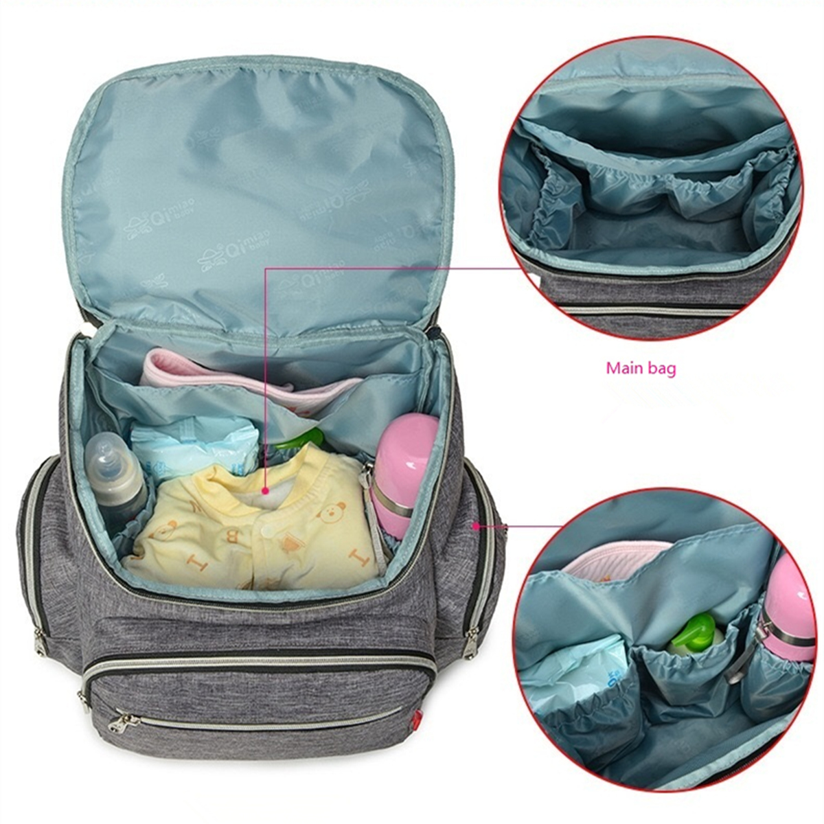 Multifunction-Mummy-Backpack-Stroller-Nappy-Storage-Bag-Shoulder-Bag-Travel-Baby-Handbag-1865828-3