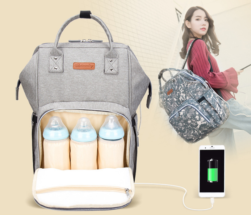 Multifunctional-Mummy-Backpack-Waterproof-USB-Charging-Port-Baby-Diape-Mom-Bag-1288840-8