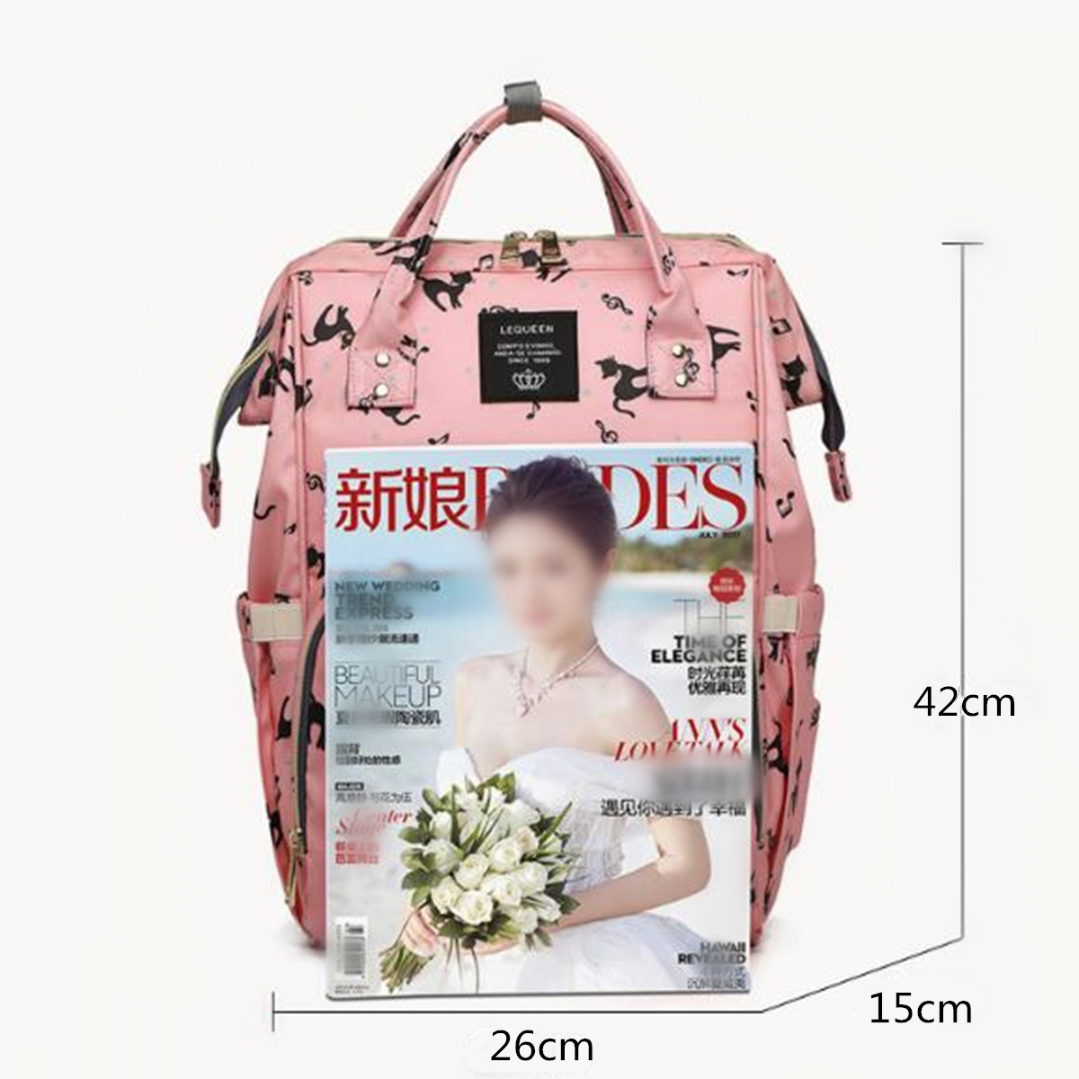 Mummy-Backpack-Multi-function-Large-capacity-Bag-Expectant-Travel-Outdoor-Maternal-and-Child-Package-1416136-2
