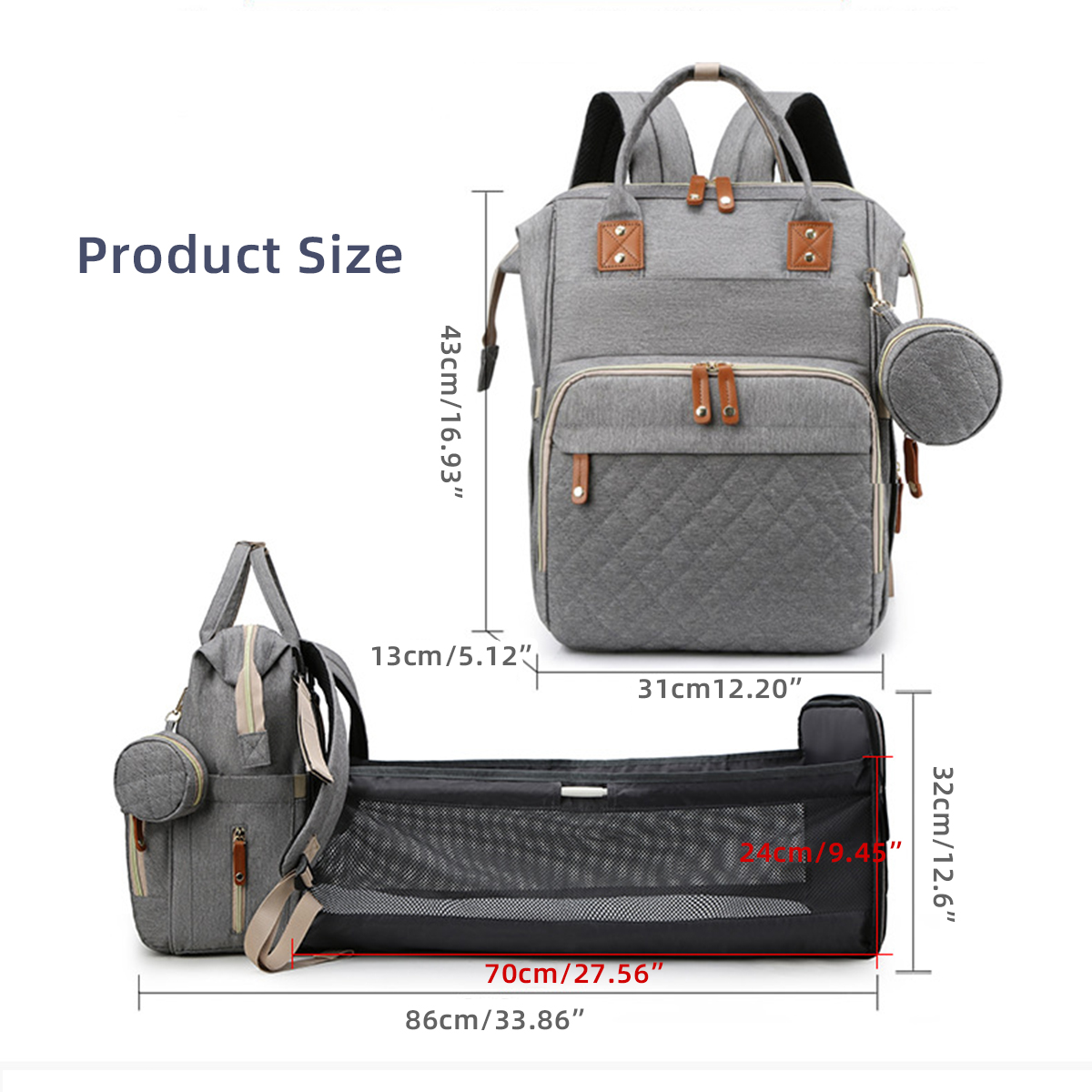 Mummy-Backpack-USB-Port-Folding-Bed-Diaper-Bag-Multifunction-Outdoor-Travel-1836767-2
