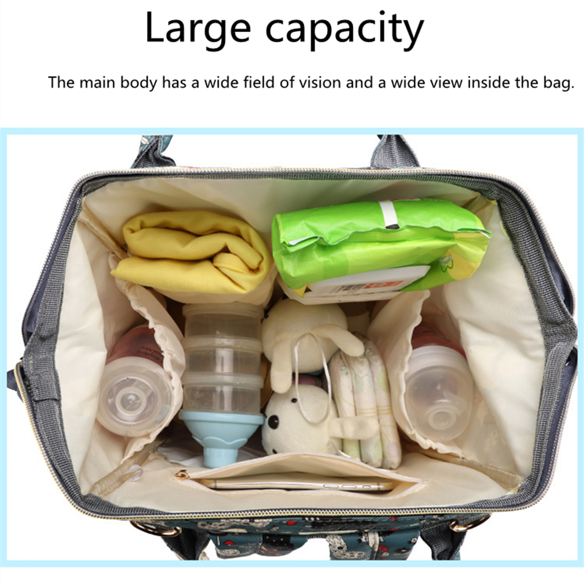 Mummy-Bag-Multi-function-Large-capacity-Backpack-Expectant-Travel-Outdoor-Maternal-and-Child-Package-1416129-5