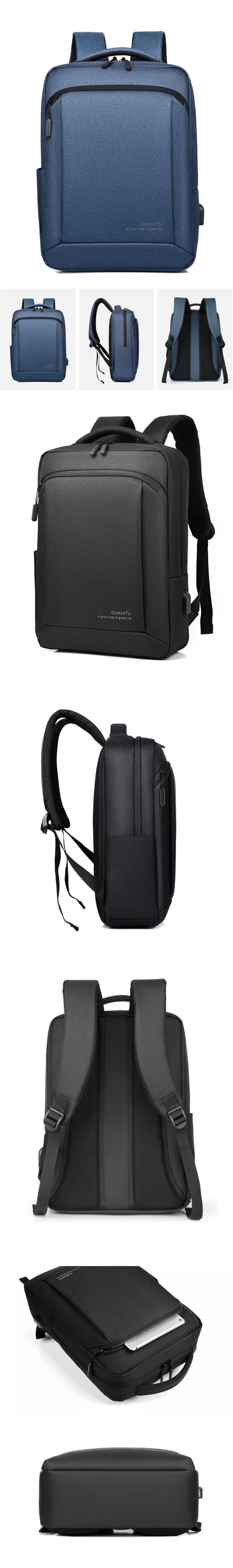 OUMANTU-Outdoor-Large-Capacity-Laptop-Backpack-USB-Port-Men-Anti-Theft-School-Bag-Waterproof-Leisure-1705663-4