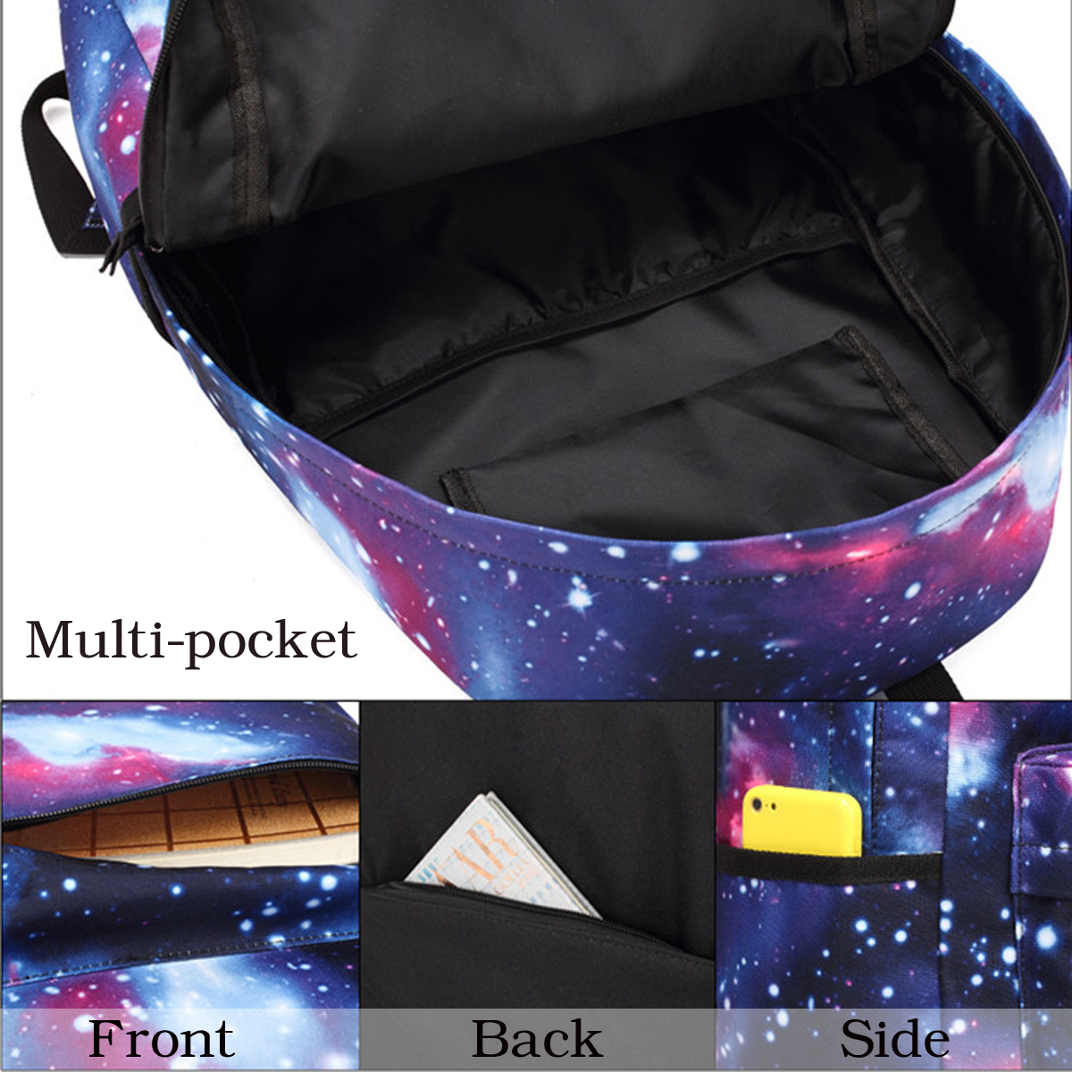 Outdoor-Night-Luminous-Backpack-USB-Oxford-School-Bag-Shoulder-Bag-Waterproof-Handbag-1373775-5