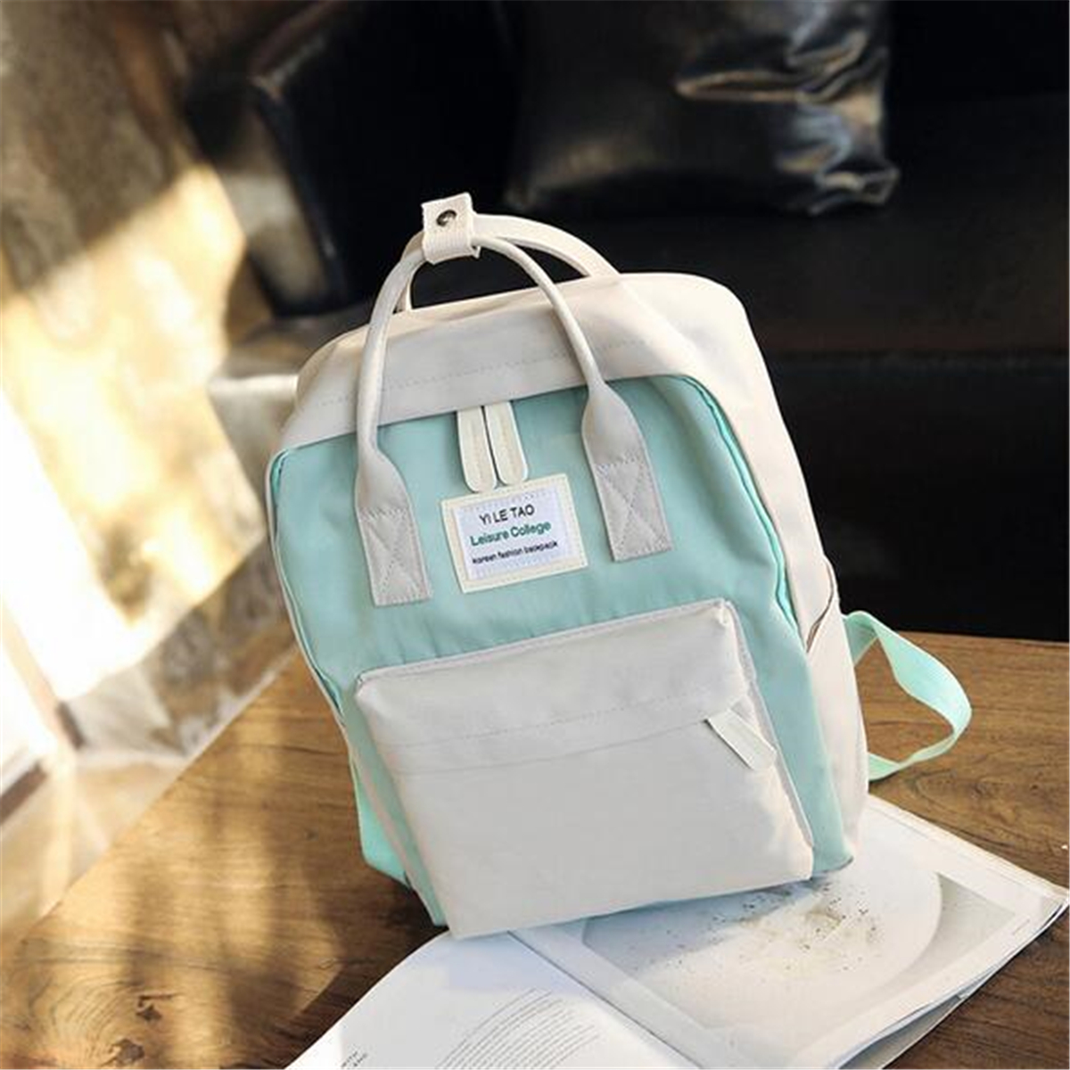 Outdoor-Nylon-Travel-Bag-Backpack-Big-Capacity-Handbag-For-Girls-Schoolbag-Female-Women-1342667-2