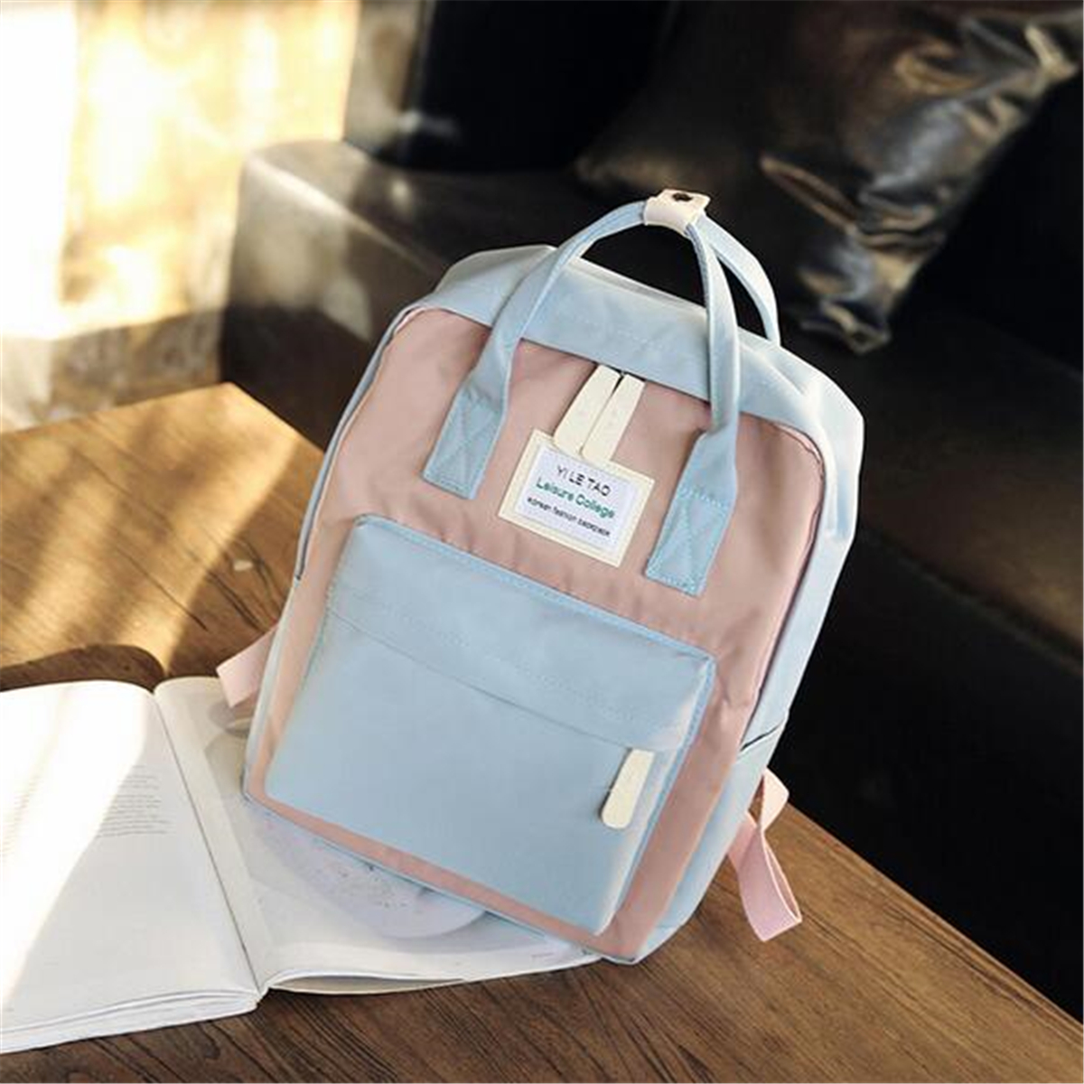 Outdoor-Nylon-Travel-Bag-Backpack-Big-Capacity-Handbag-For-Girls-Schoolbag-Female-Women-1342667-4