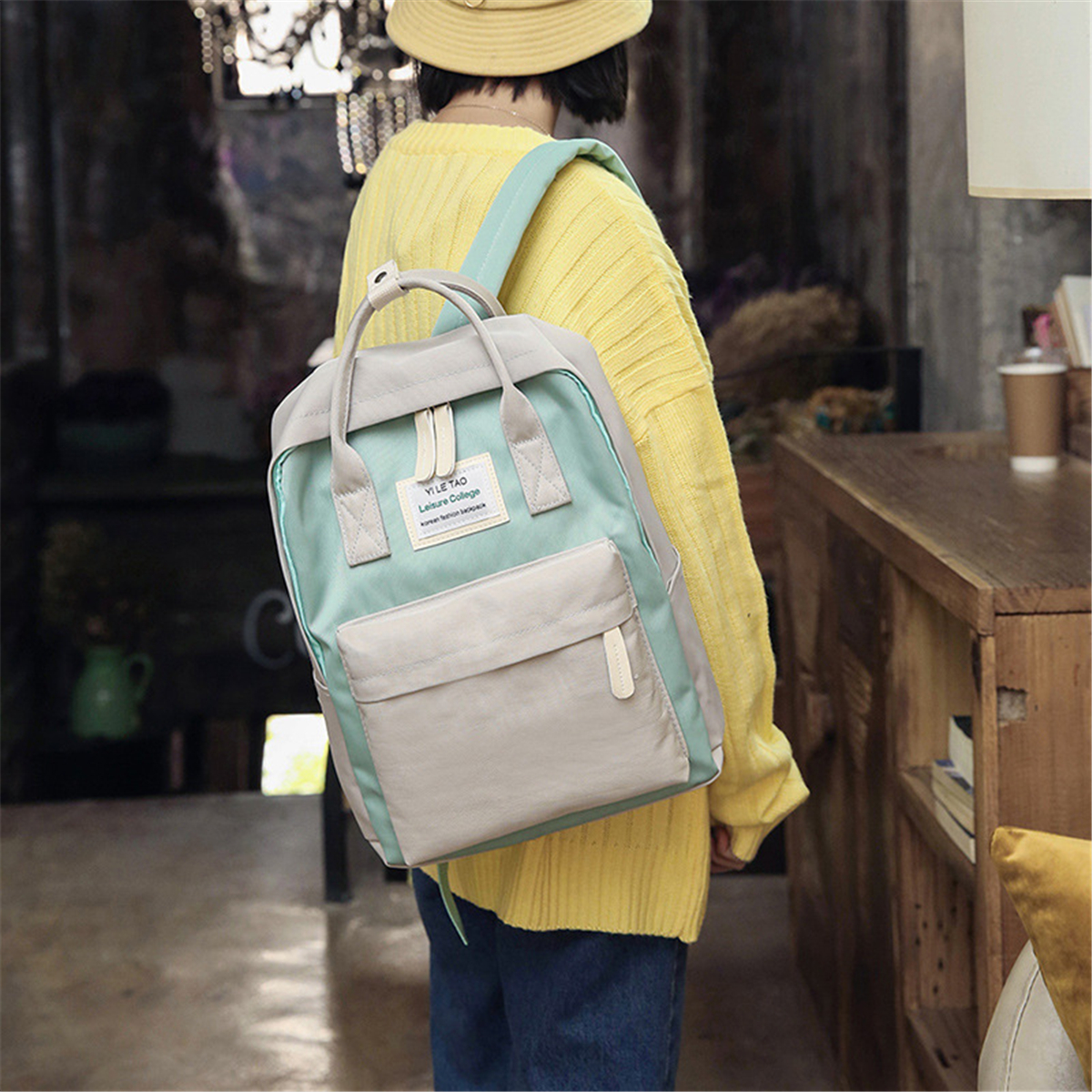 Outdoor-Nylon-Travel-Bag-Backpack-Big-Capacity-Handbag-For-Girls-Schoolbag-Female-Women-1342667-10