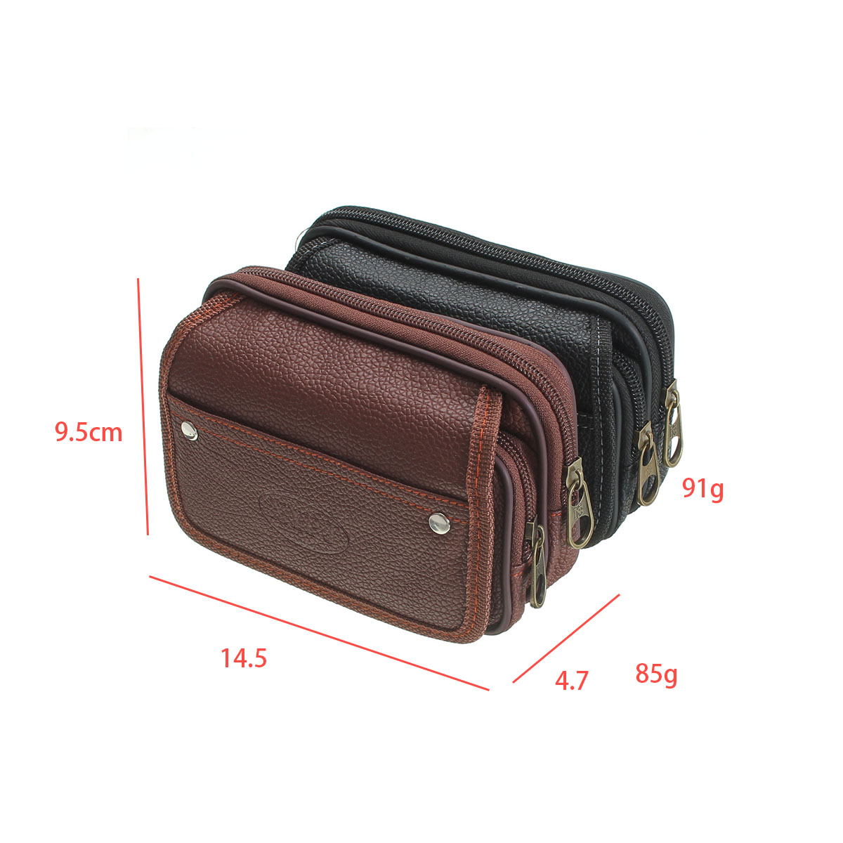 PU-Leather-Waist-Belt-Bag-Phone-Bag-Running-Wallet-Hip-Purse-Tote-Outdoor-Sports-Travel-Camping-1085218-2