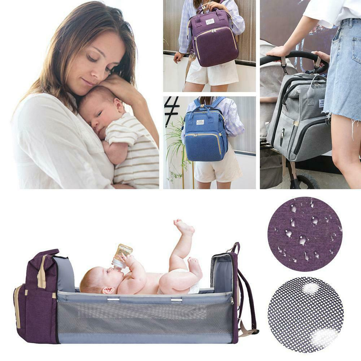 Portable-Diaper-Bag-Folding-Baby-Travel-Large-Backapack-Outdoor-Foldable-Baby-Bed-Mommy-Bags-1759461-2