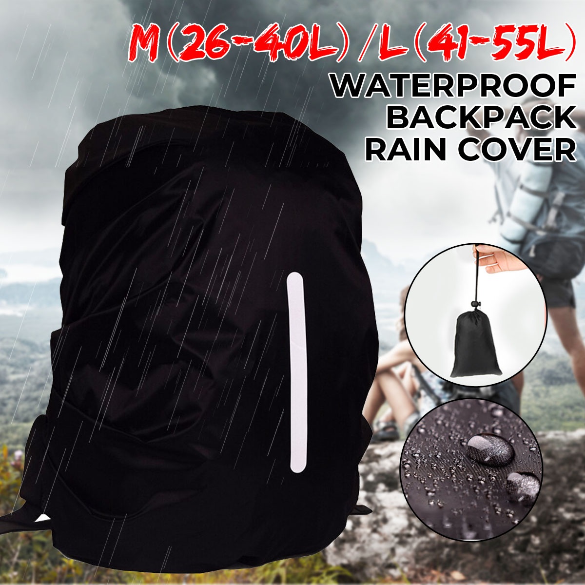 Portable-Outdoor-Backpack-Waterproof-Dust-Cover-Travel-Backpack-Rain-Cover-Hiking-Camping-Sports-Acc-1790124-1