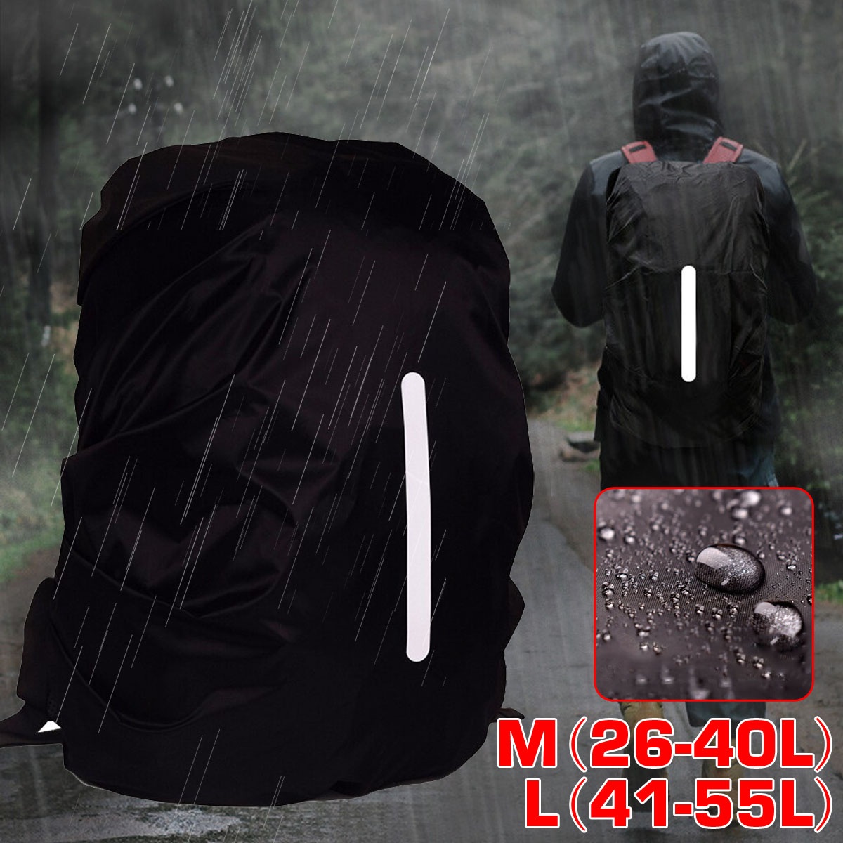 Portable-Outdoor-Backpack-Waterproof-Dust-Cover-Travel-Backpack-Rain-Cover-Hiking-Camping-Sports-Acc-1790124-2