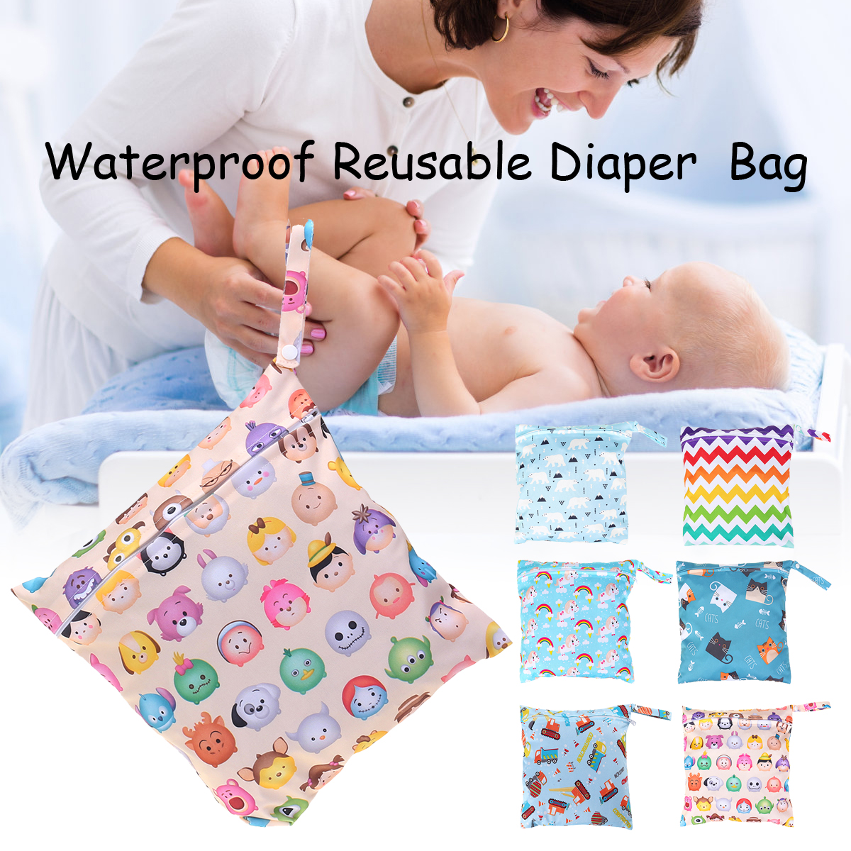 Reusable-Waterproof-Wet-Dry-Baby-Diapers-Bags-Portable-Travel-Baby-Nappy-Changing-Double-Pocket-Wetb-1647666-1