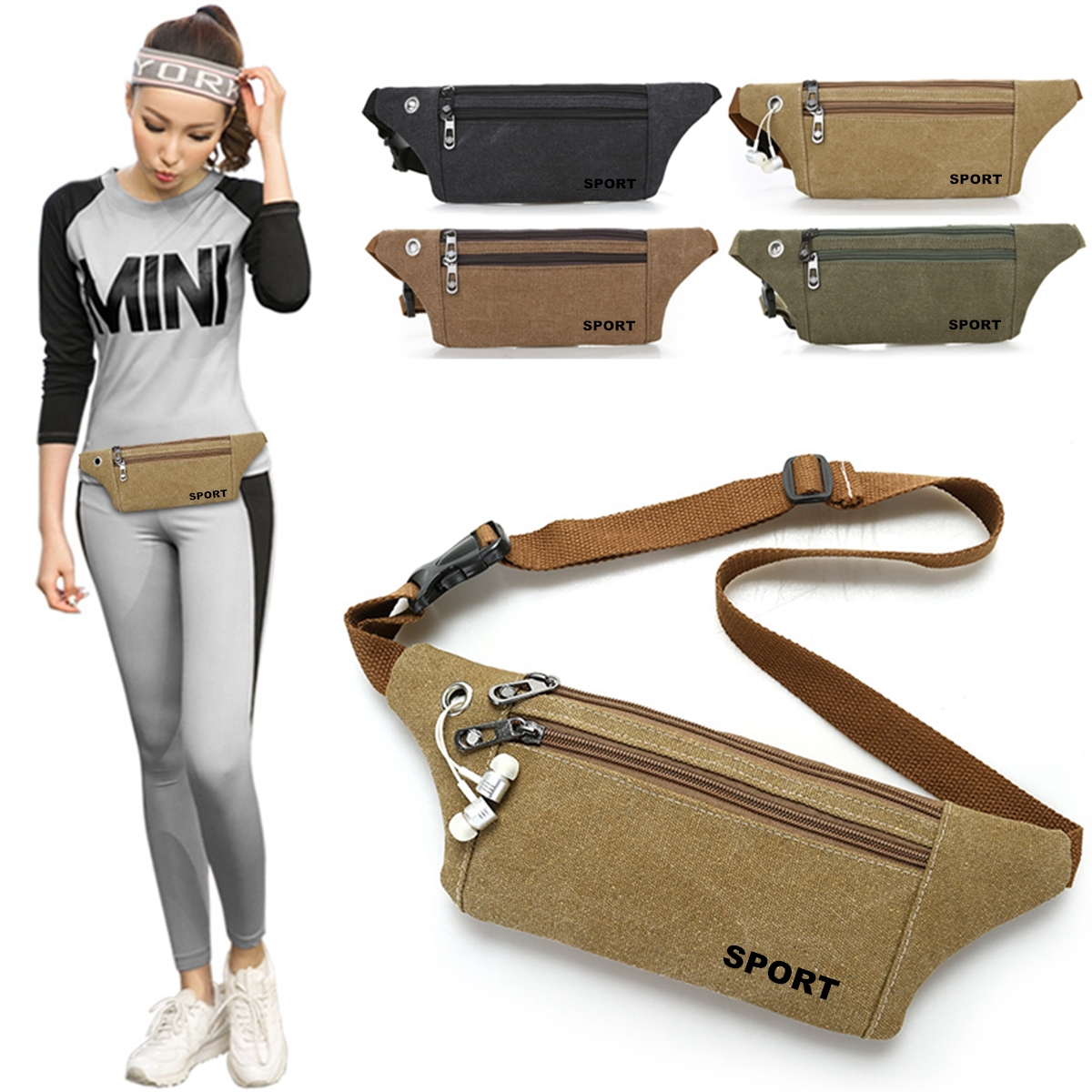 Unisex-Canvas-Waist-Bag-Waist-Belt-Bag-Fanny-Pack-Hip-Pouch-Travel-Sports-Phone-Pocket-1589828-1