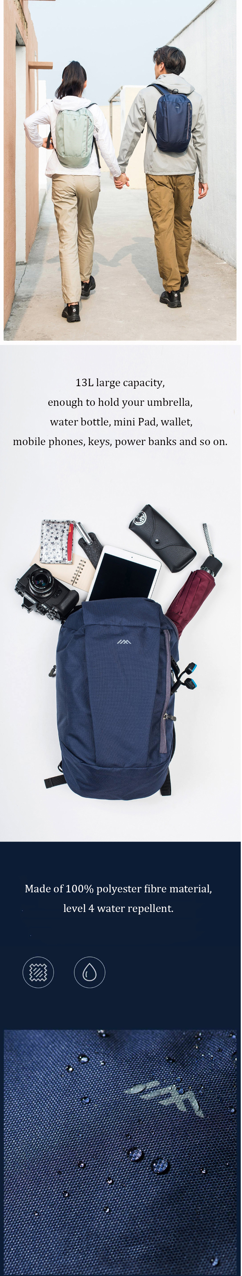 Xiaomi-Extrek-13L-Folding-Backpack-Waterproof-Camping-Travel-Bag-Men-Women-Sports-Bag-1575034-2