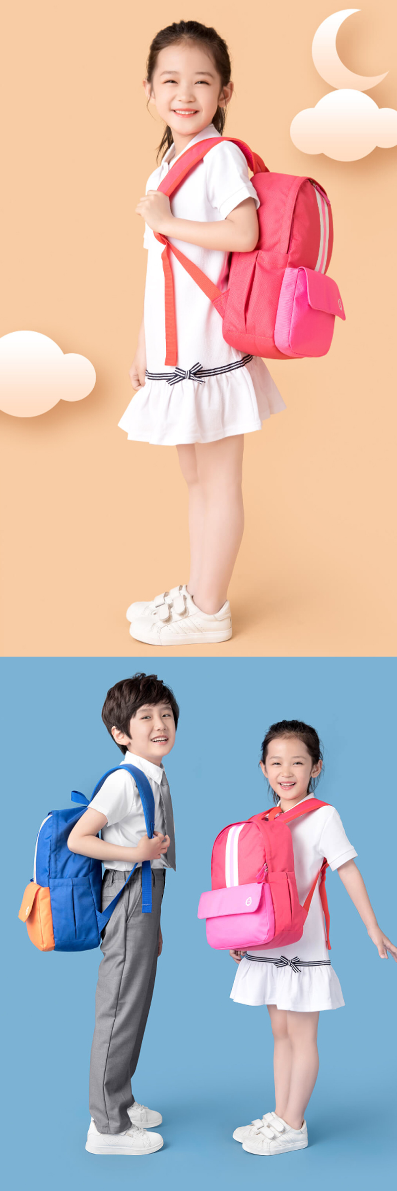 Xiaoxun-8L-12L-Kids-Children-Backpack-Waterproof-Lightweight-School-Shoulder-Bag-for-Outdoor-Travel-1484701-4