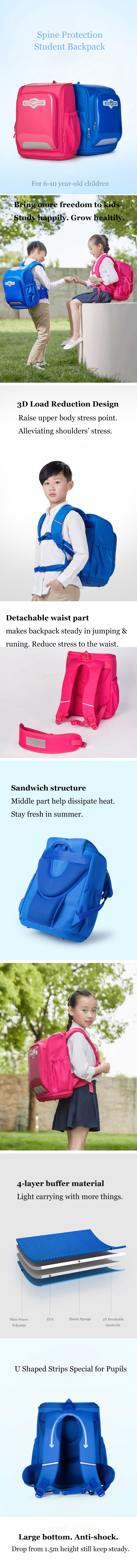 Xiaoyang-Children-Kids-Backpack-Student-Schoolbag-Satchel-Burden-Reducing-Protect-Spine-For-Boys-Gir-1318414-1