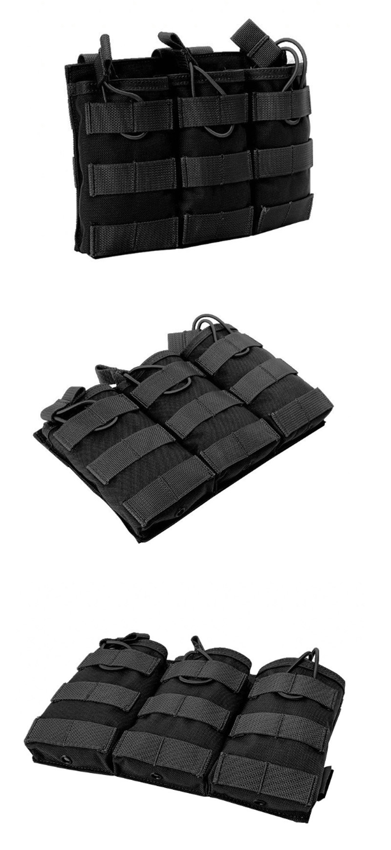ZANLURE-1000D-Nylon-Molle-Tactical-Bag-Triple-Magazine-Pouch-For-Camping-Hunting-1556491-2