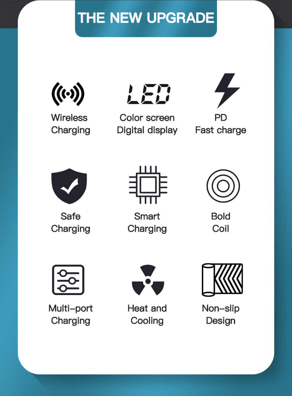 Bakeey-100W-8-Port-USB-PD-Charger-PD30-QC30-Desktop-Charging-Station-Smart-Charger-10W-Wireless-Char-1716456-2