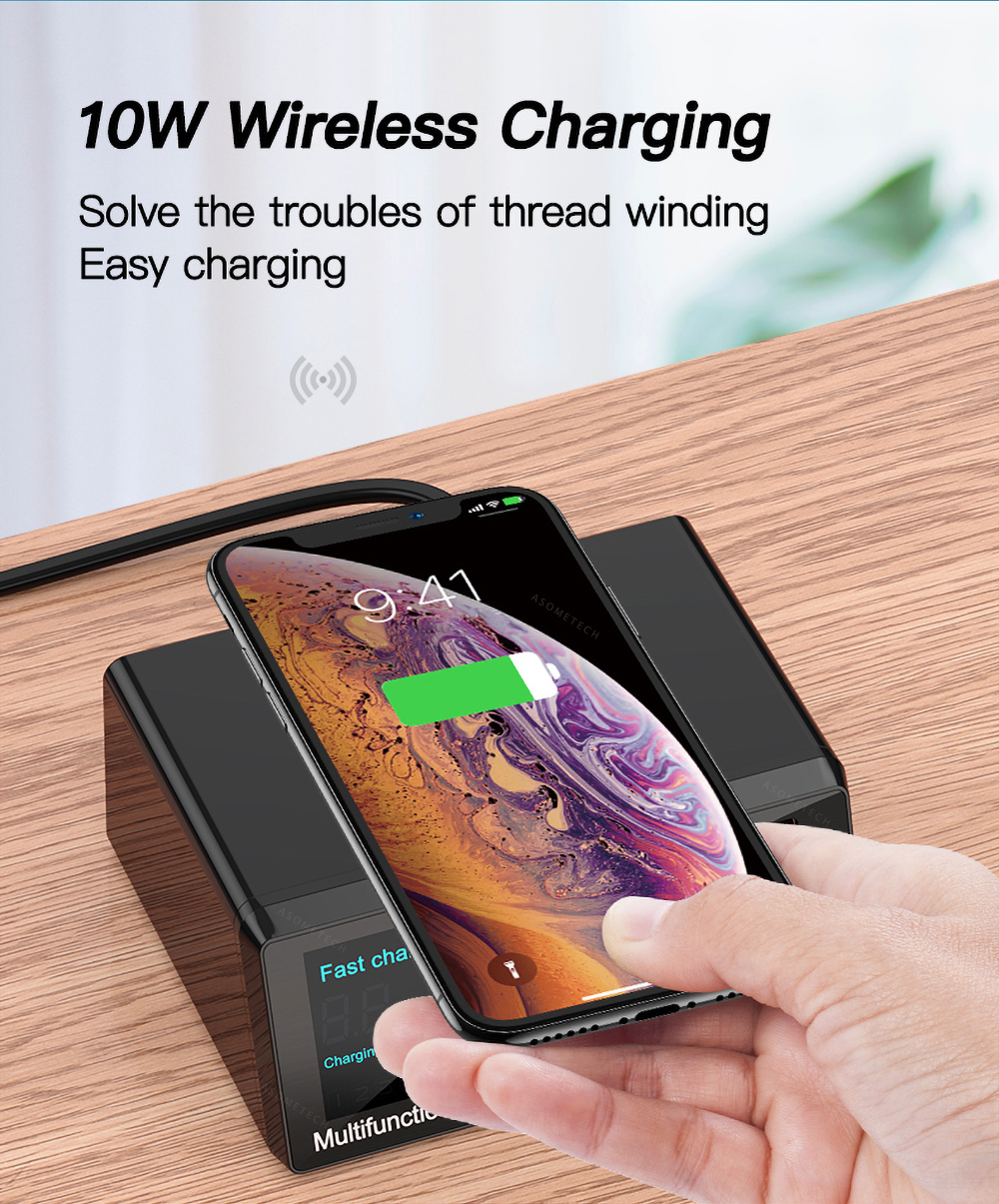 Bakeey-100W-8-Port-USB-PD-Charger-PD30-QC30-Desktop-Charging-Station-Smart-Charger-10W-Wireless-Char-1716456-3