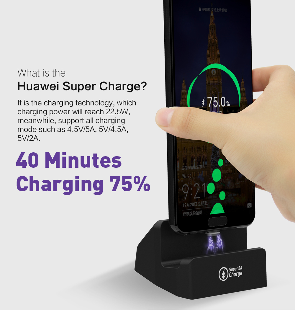 Bakeey-10th-Gen-5A-Super-Charging-Magnetic-Quick-Charging-Dock-Stand-USB-Charger-Cable-for-Huawei-Ma-1643977-2