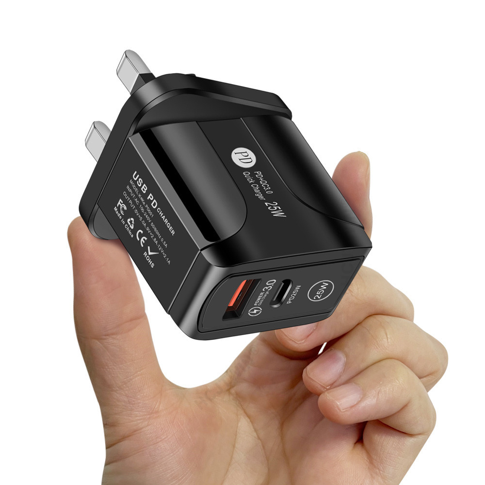 Bakeey-25W-2-Port-USB-PD-Charger-PD30-QC30-FCP-SCP-Fast-Charging-Wall-Charger-Adapter-EUUSUK-Plug-Fo-1902535-11