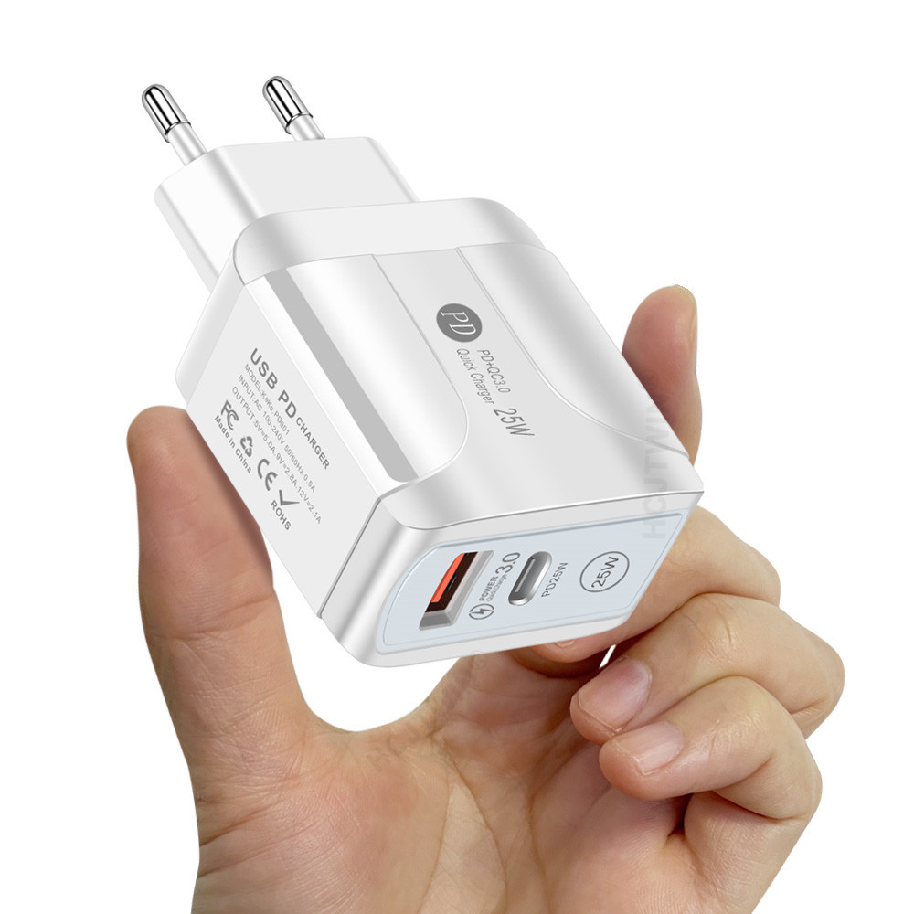 Bakeey-25W-2-Port-USB-PD-Charger-PD30-QC30-FCP-SCP-Fast-Charging-Wall-Charger-Adapter-EUUSUK-Plug-Fo-1902535-7