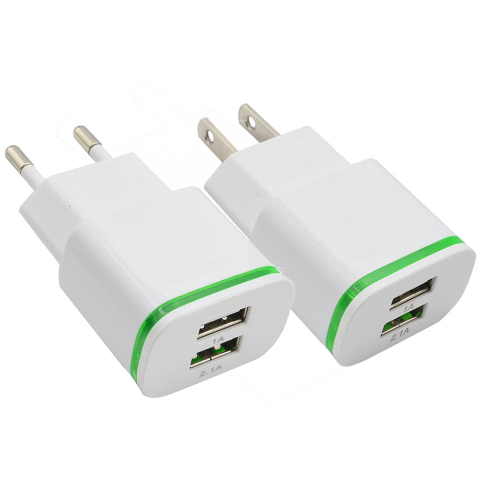 Bakeey-2A-Dual-USB-Ports-Luminous-USB-Charger-Fast-Charging-For-iPhone-XS-11Pro-Huawei-P30-Pro-P40-M-1717759-2