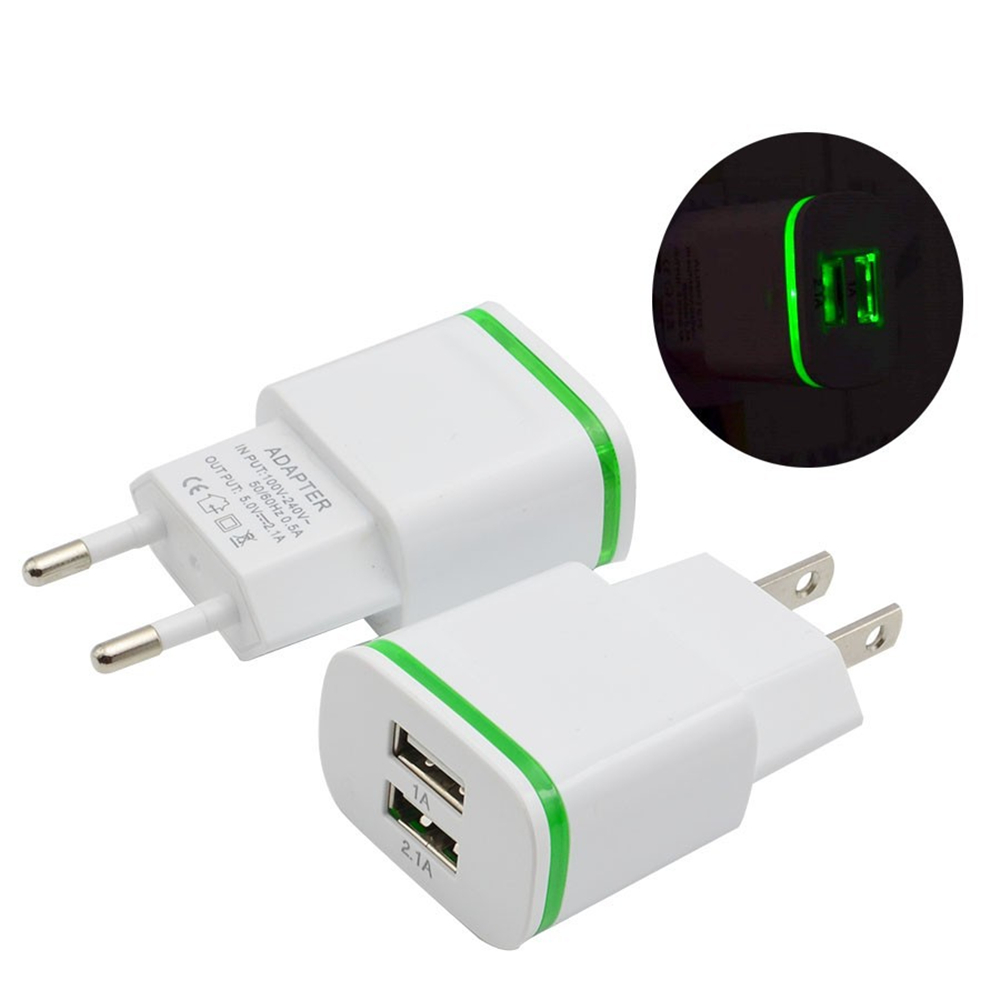 Bakeey-2A-Dual-USB-Ports-Luminous-USB-Charger-Fast-Charging-For-iPhone-XS-11Pro-Huawei-P30-Pro-P40-M-1717759-3