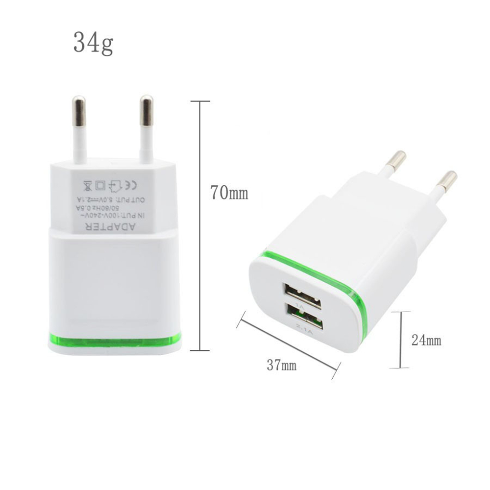 Bakeey-2A-Dual-USB-Ports-Luminous-USB-Charger-Fast-Charging-For-iPhone-XS-11Pro-Huawei-P30-Pro-P40-M-1717759-9