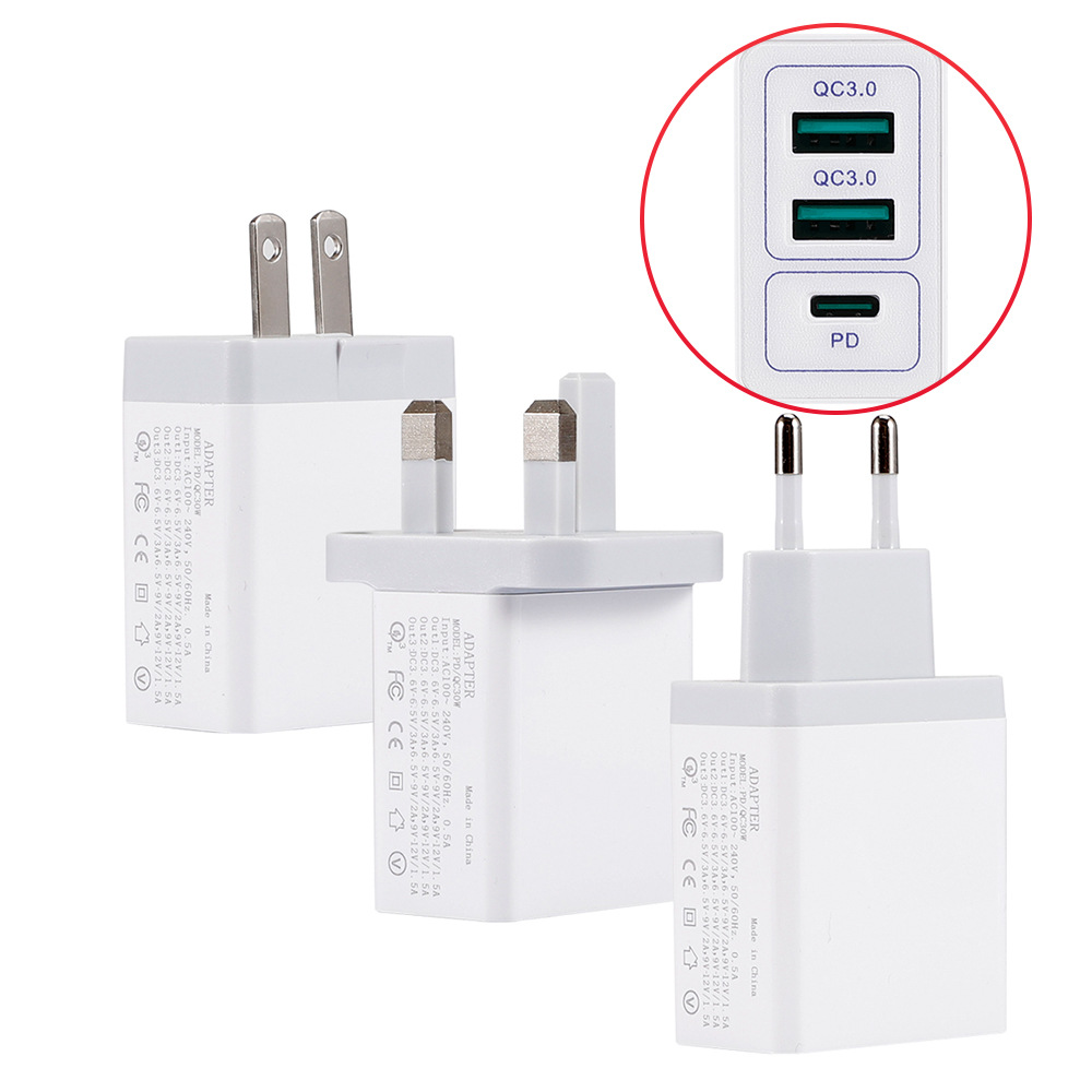 Bakeey-30W-Dual-USB-QC30-PD-Fast-Charging-USB-Charger-Adapter-For-iPhone-8Plus-XS-11Pro-Huawei-P30-P-1615595-5