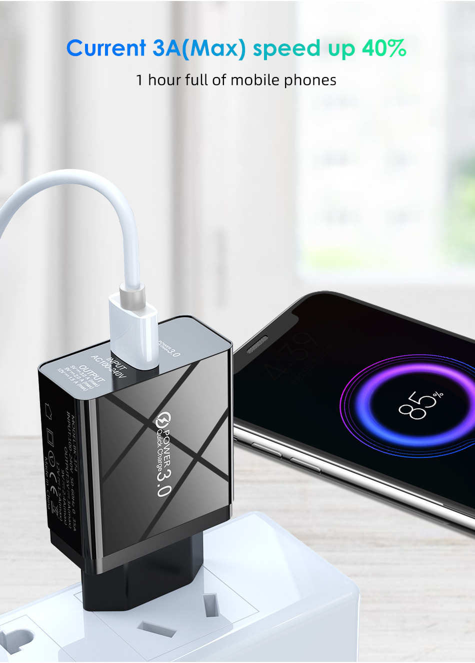 Bakeey-3A-USB-Charger-QC30-Quick-Charging-For-iPhone-XS-11Pro-Mi10-Note-9S-1686400-3