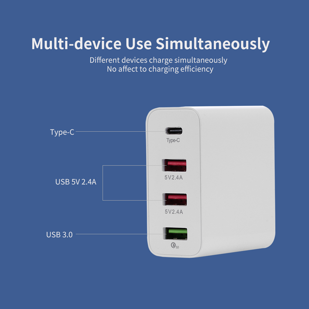 Bakeey-4-Ports-USB-Charger-QC30-USB-Type-C-Wall-Charger-Adapter-Fast-Charging-For-iPhone-XS-11Pro-Hu-1721904-3