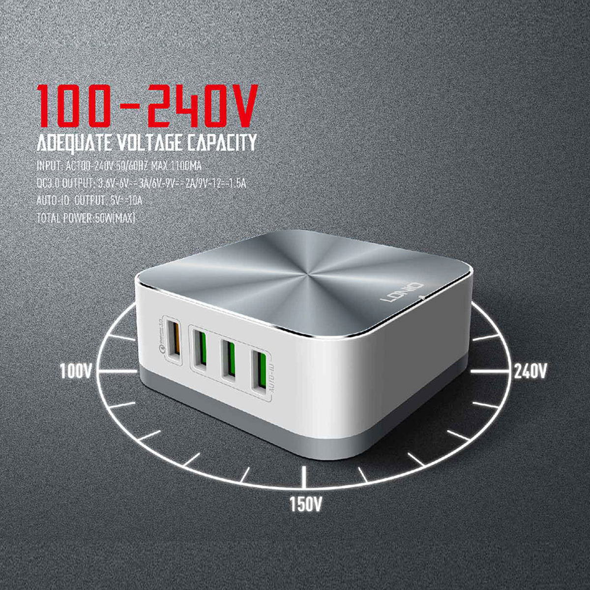 Bakeey-50W-8-USB-Port-QC-Charger-Fast-Charging-For-iPhone-12-XS-11Pro-MI10-Mi10-Note-9S-S20-1738834-5