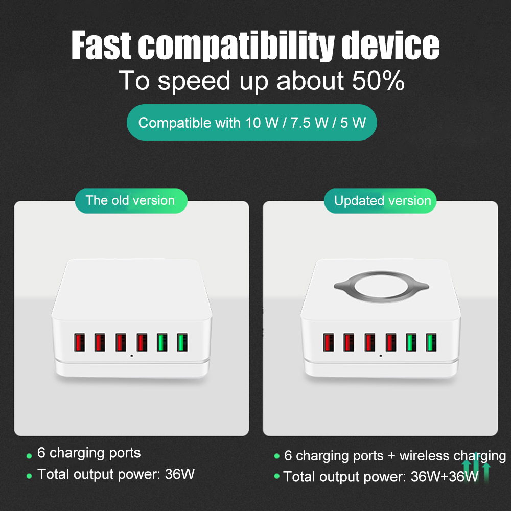 Bakeey-72W-6-Port-USB-Charger-QC30-Quick-Charge-Desktop-Charging-Station-10W-Wireless-Charger-For-iP-1717238-3