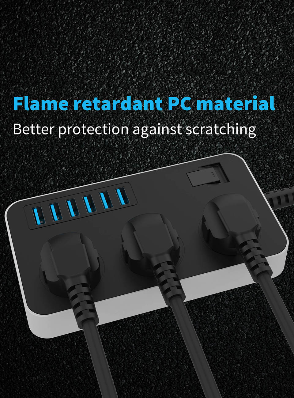 Bakeey-OS-T09-USB-Charger-Power-Strips-with-3--Outlets--6-USB-Surge-Protection-Universal-Socket-with-1865846-4