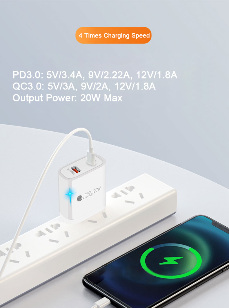 Bakeey-PD-20W-2-Port-USB-PD-Charger-USB-C-PD30-QC30-FCP-SCP-Fast-Charging-Wall-Charger-Adapter-EUUS--1913018-3