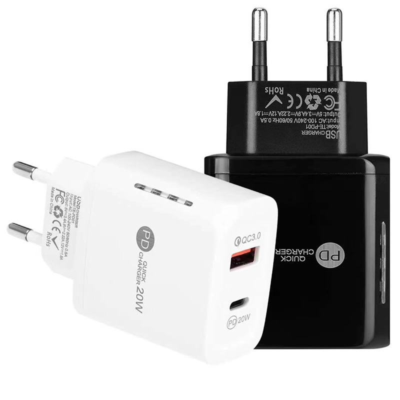 Bakeey-PD-20W-2-Port-USB-PD-Charger-USB-C-PD30-QC30-FCP-SCP-Fast-Charging-Wall-Charger-Adapter-EUUS--1913018-8