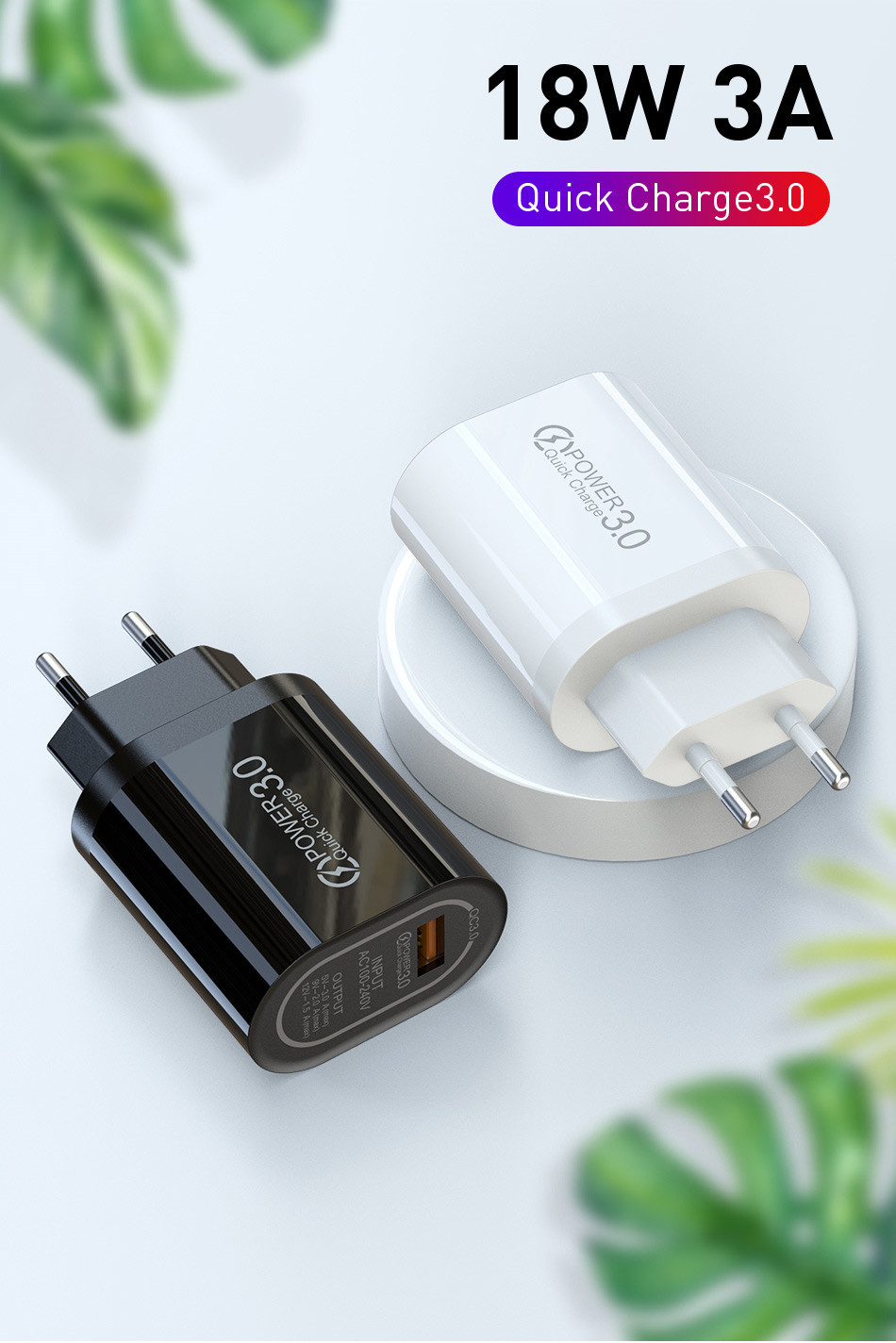 Bakeey-USB-Charger-QC30-Universal-Fast-Charging-USB-Charger-For-iPhone-XS-11-Pro-Mi10-Note-9S-1686568-1