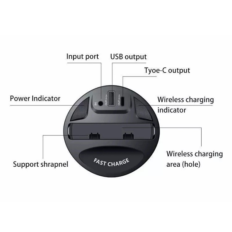 Bakeey-X13-10W75W5W-QI-Standard-Car-Wireless-Charging-Cup-Holder-With-USB-CUSB-A-Output-For-iPhone-1-1942836-4